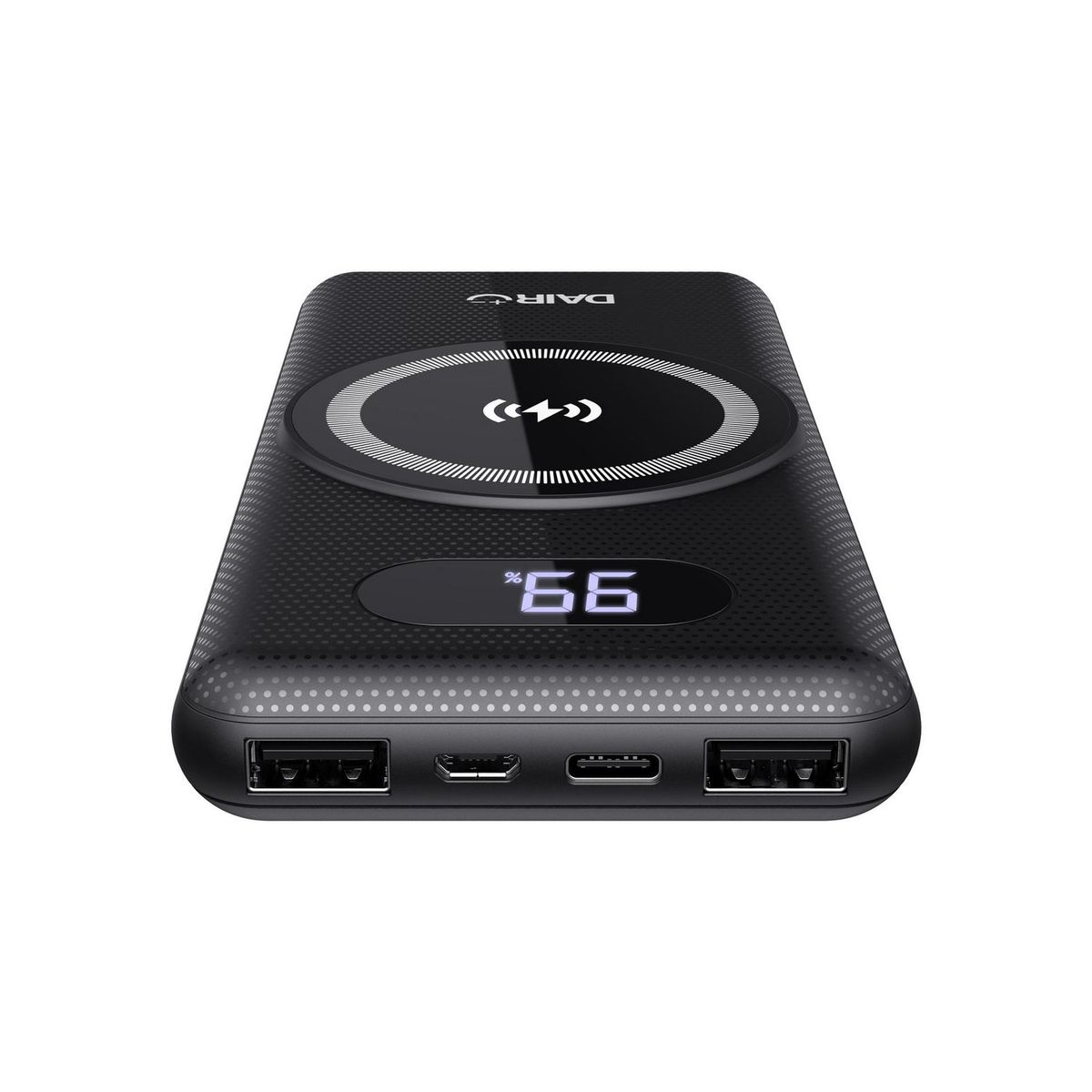 DAIRU - Cargador Inalámbrico Negro