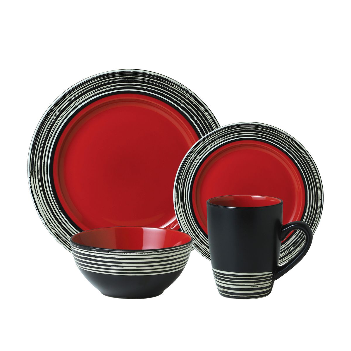 THOMSON POTTERY - Juego de vajilla 16 piezas Tahiti