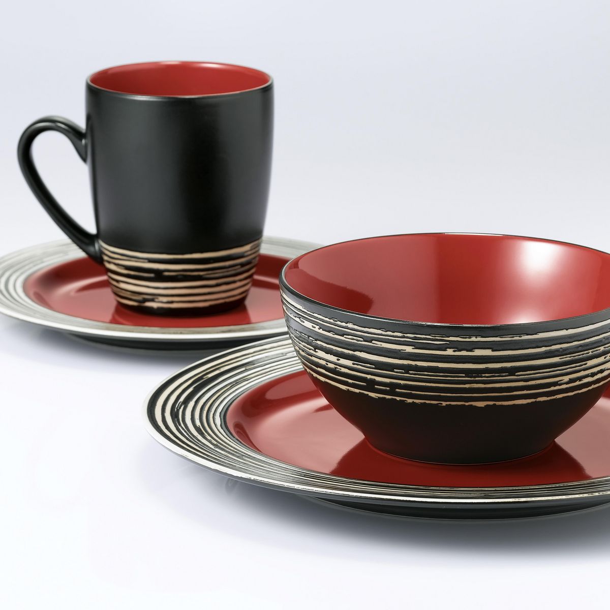 THOMSON POTTERY - Juego de vajilla 16 piezas Tahiti