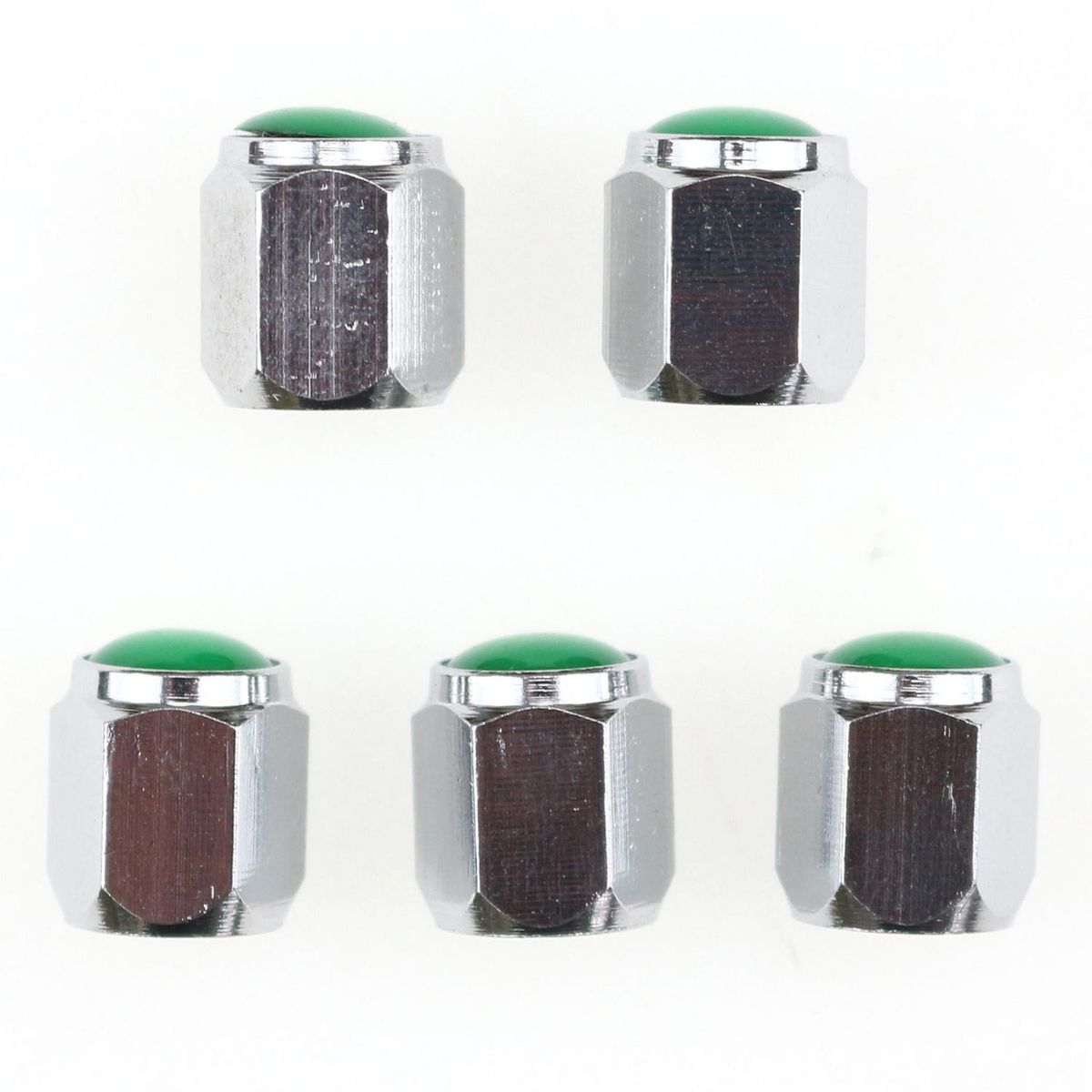 AUTOSTYLE - Tapas Válvula Set 5Uni Verde