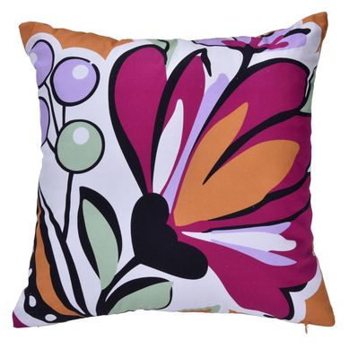 Cojn Vintage Flor Morada 45x45cm