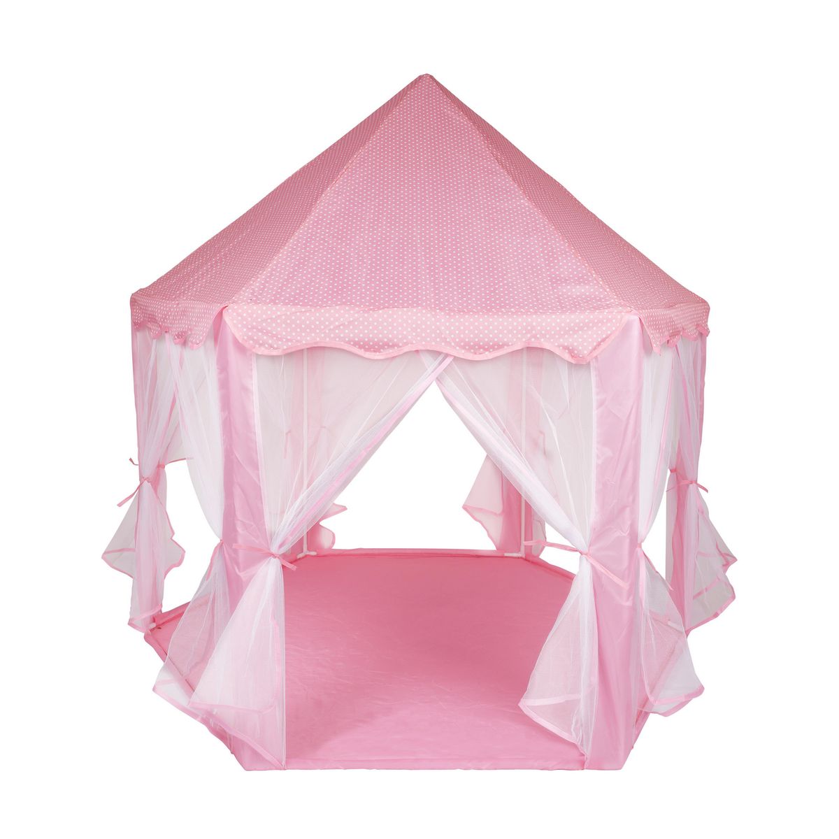 DO IT - Casita con Cortinas 140x135cm Rosado