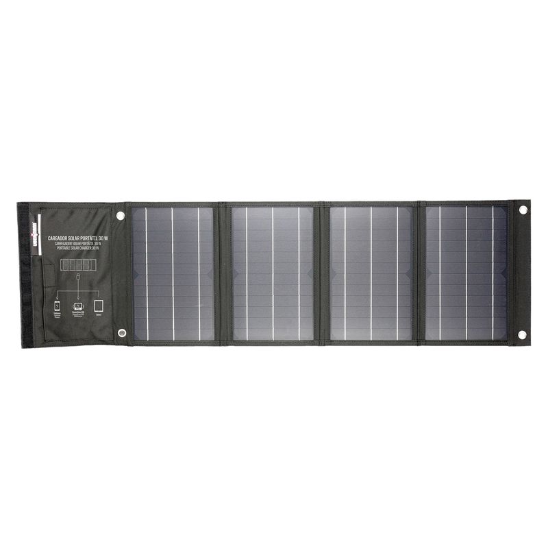 UBERMANN - Cargador Solar Portátil 30W