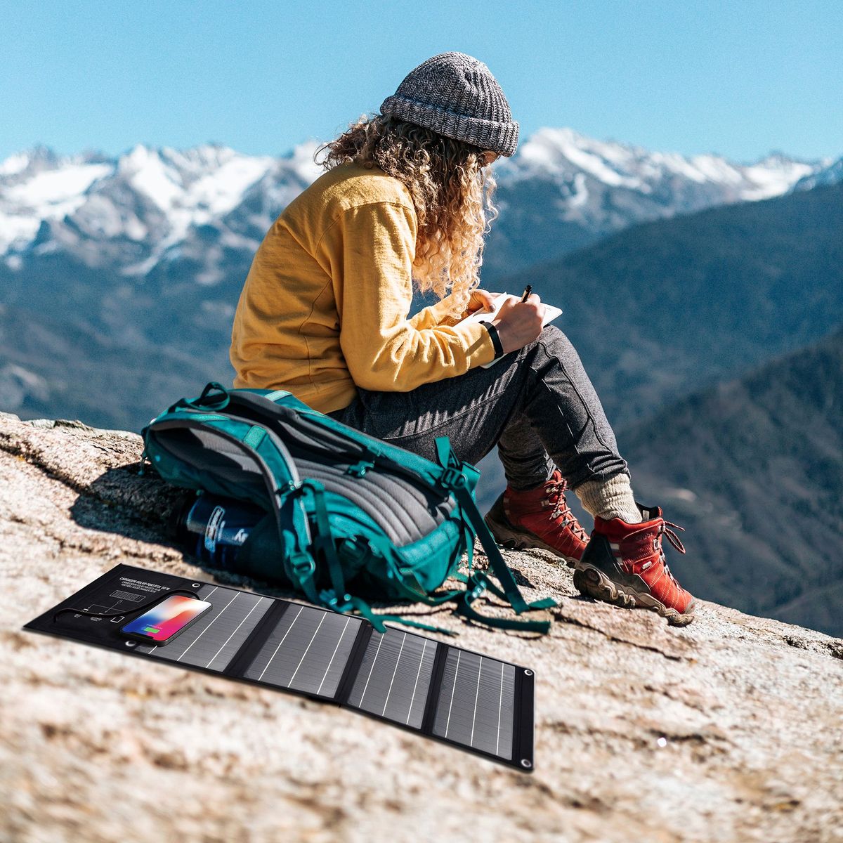 UBERMANN - Cargador Solar Portátil 30W