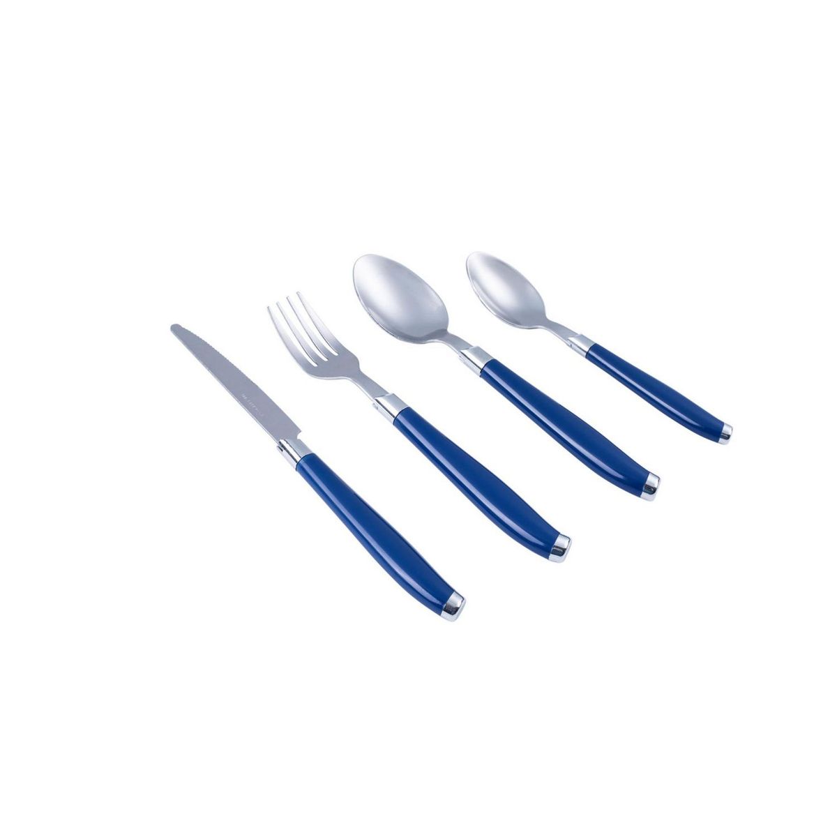 JUST HOME COLLECTION - Cubiertos Az 6Puestos 24Pzs