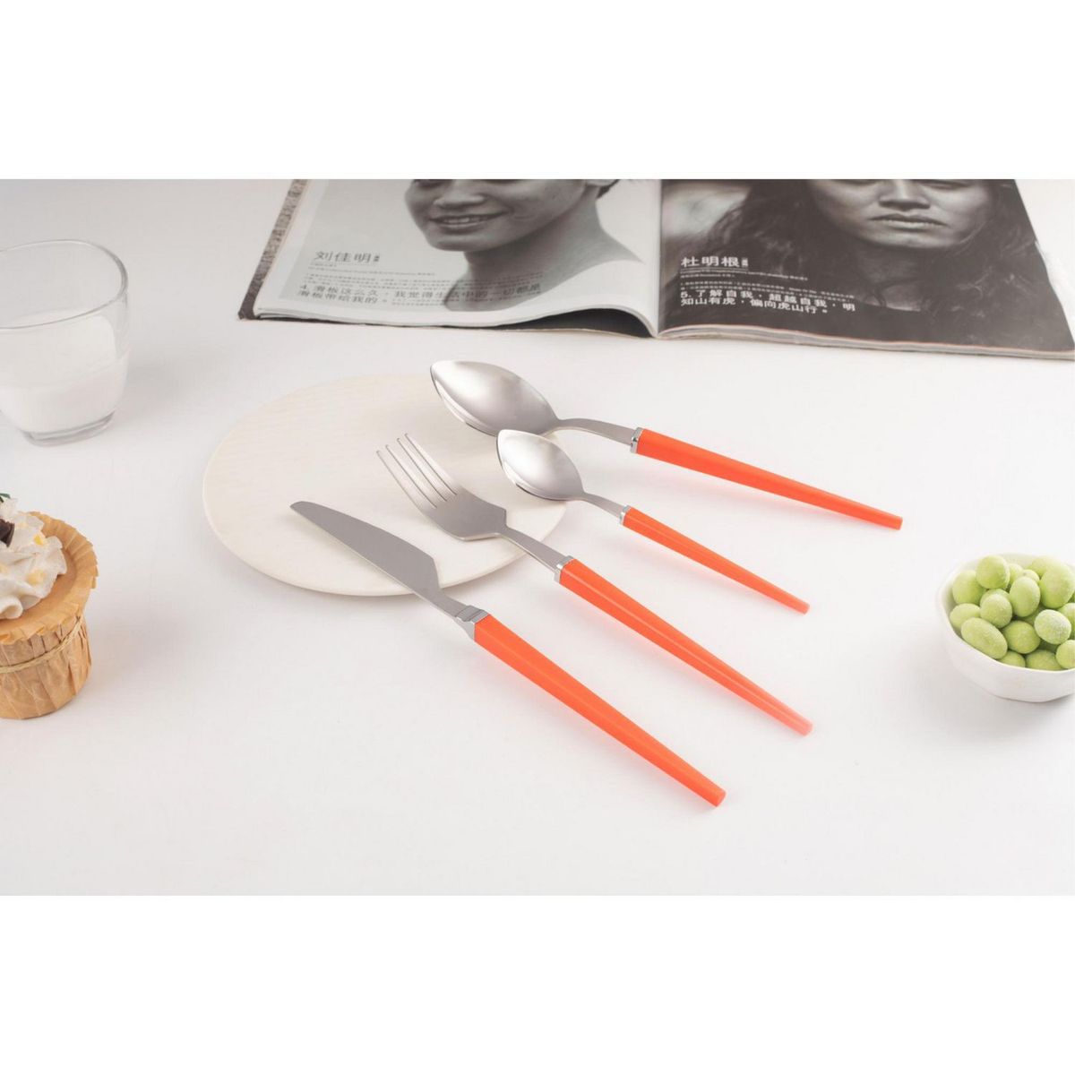 JUST HOME COLLECTION - Cubiertos Red 6 Puestos 24P