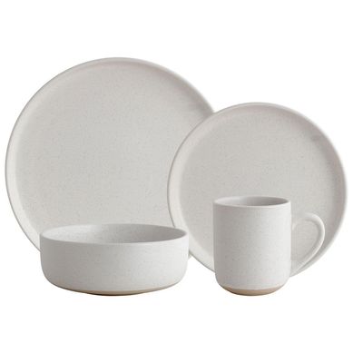 Juego de vajillas Cermica Polonia Blanco 16 Piezas