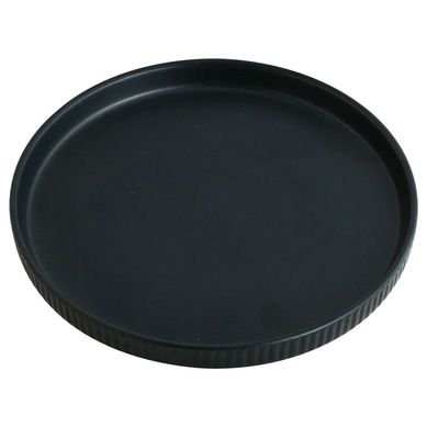 Plato Lneas Negro 20cm