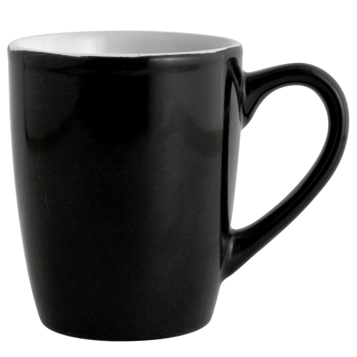 JUST HOME COLLECTION - Set x4 Mugs Negro 12 Oz