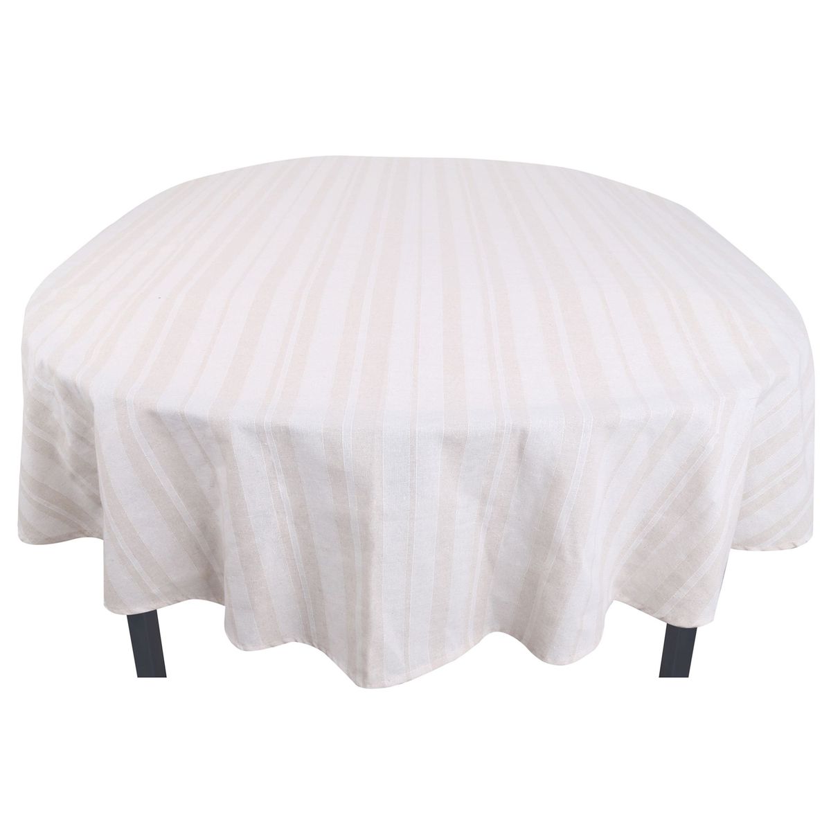 JUST HOME COLLECTION - Mantel Redondo Beige 180x180cm