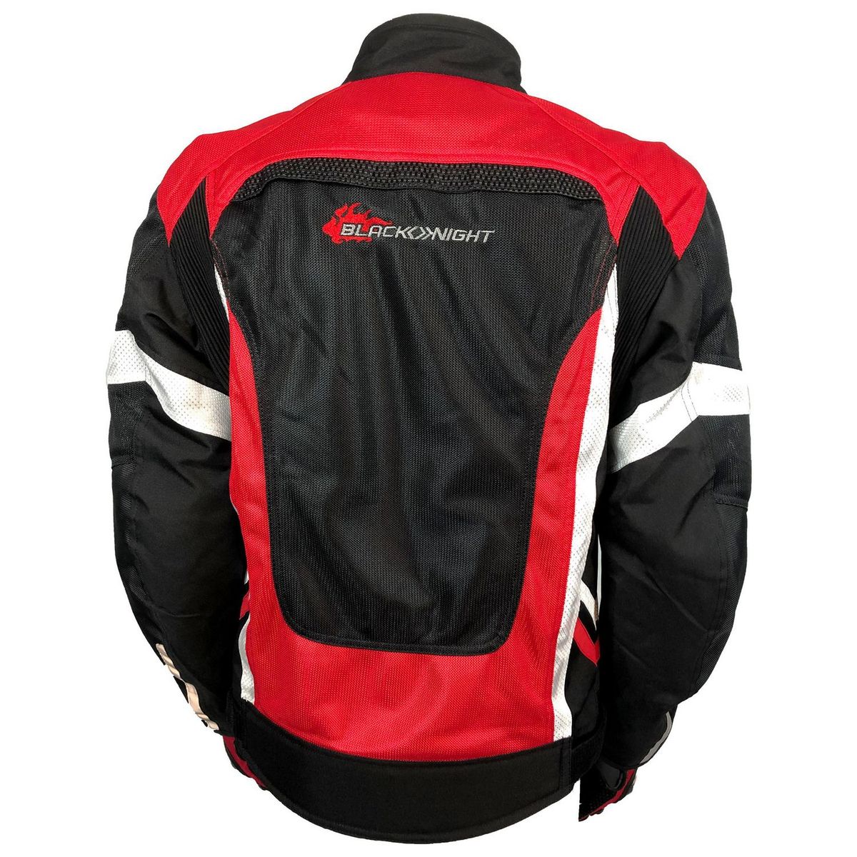 AUTOSTYLE - Chaqueta Moto Negra/Roja M