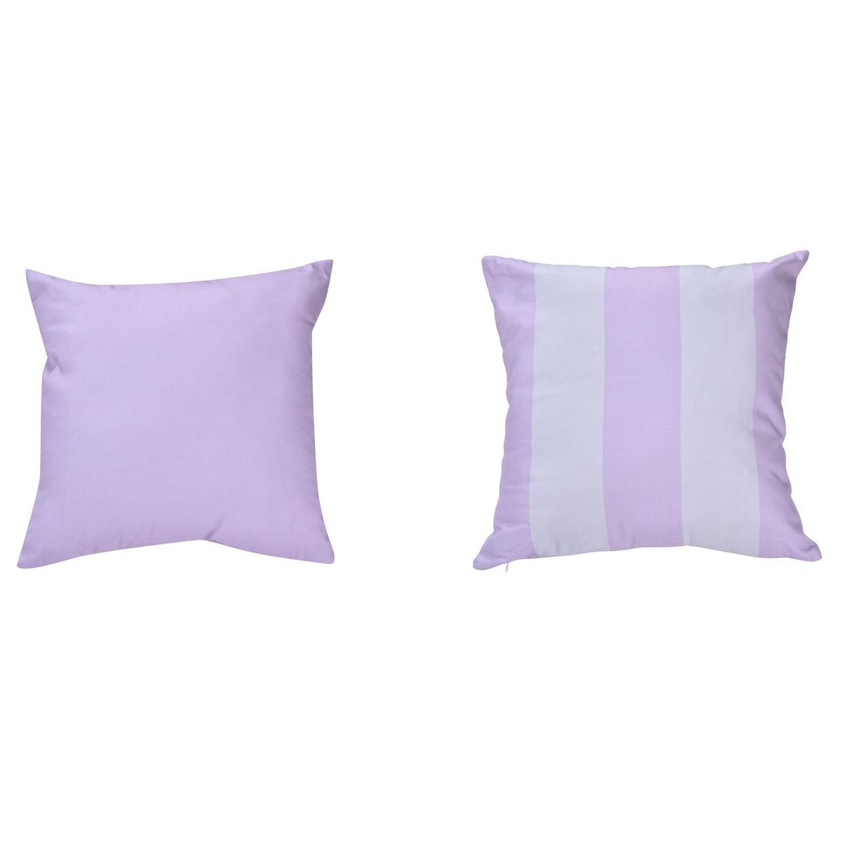 HOMY - Pack 2 Cojines Morado 45x45cm