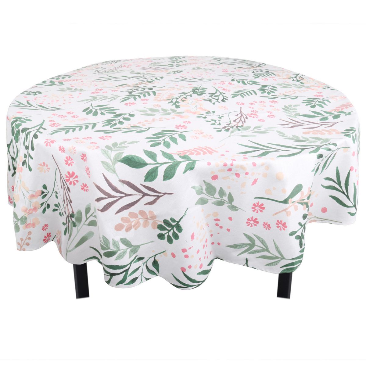 JUST HOME COLLECTION - Mantel Redondo Rama Coating 180x180cm