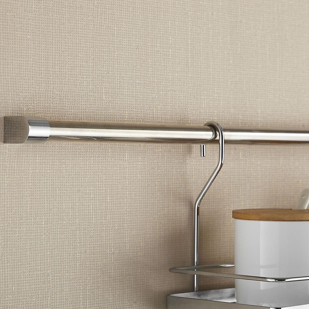 JUST HOME COLLECTION - Barra Cocina Con Soporte 90cm