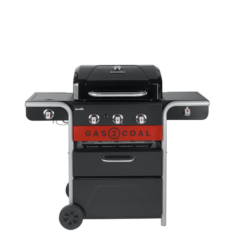 CHAR BROIL - Parrilla Híbrida Carbón/Gas
