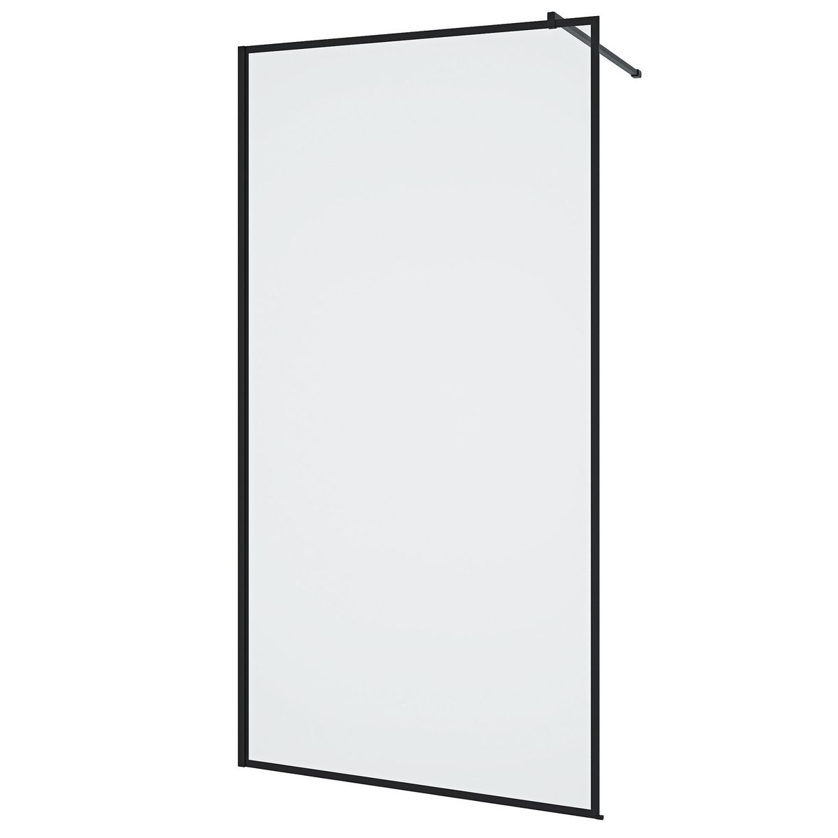 SENSI DACQUA - Mampara Ducha Fija Borde Negro