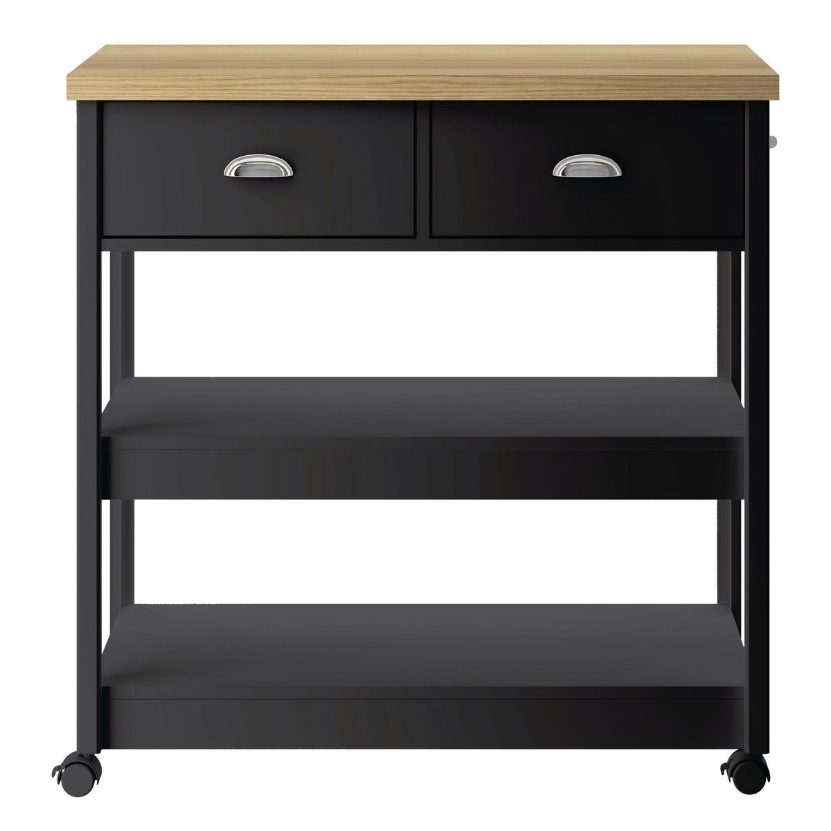 JUST HOME COLLECTION - Mueble Móvil Cocina/Comedor Denver Negro