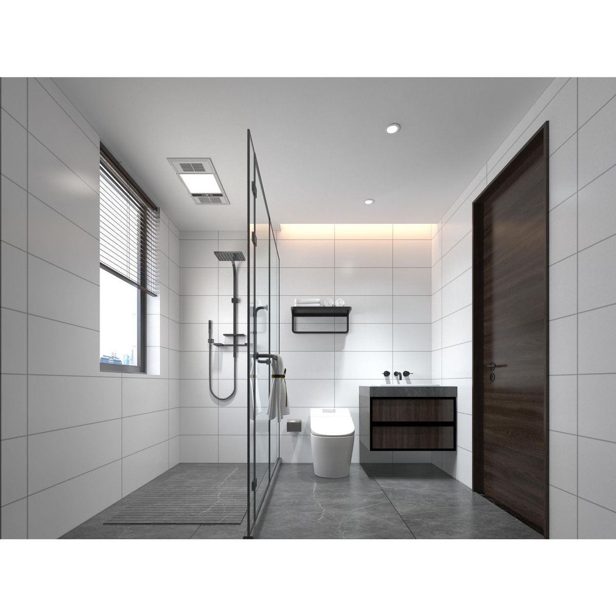 HOLZTEK - Cerámica Mur Blanca Mate 30x60cm 1,62m2 para muro