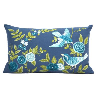 Cojn Rectangular Azul 50x30cm