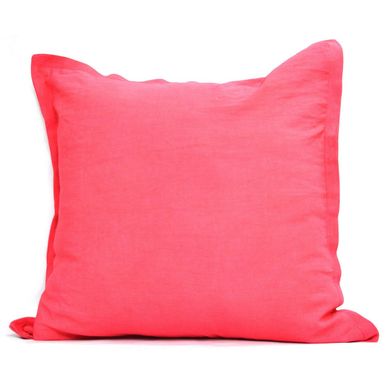 Cojn Lino Borde Fucsia 60x60cm