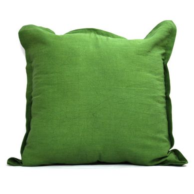Cojn Lino Borde Verde 60x60cm