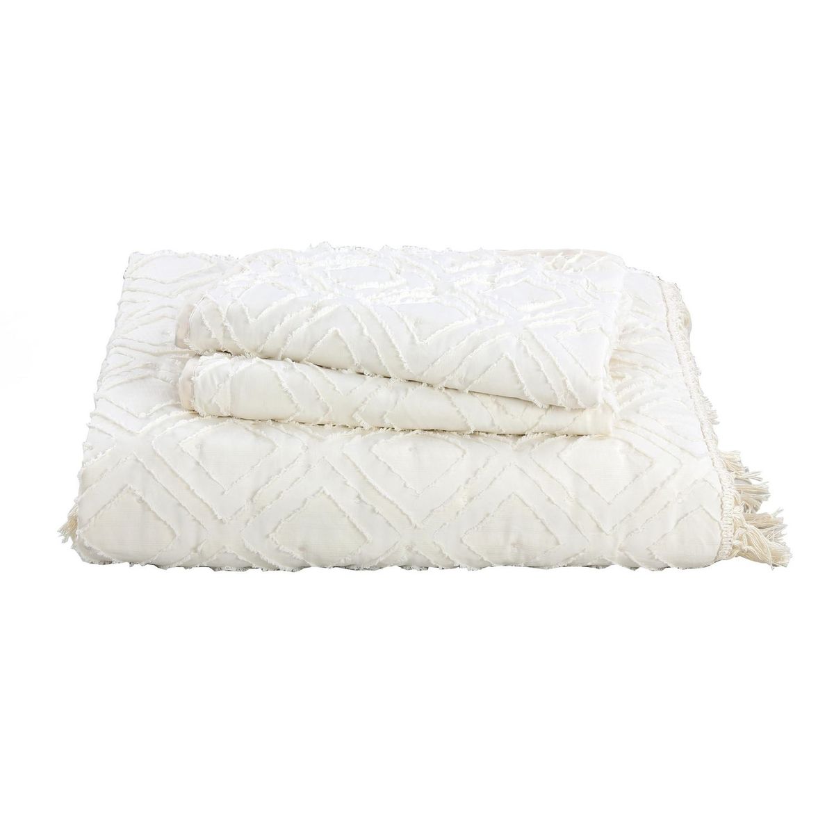 HOMY - Cubrecama 2 Plazas Boho Liso