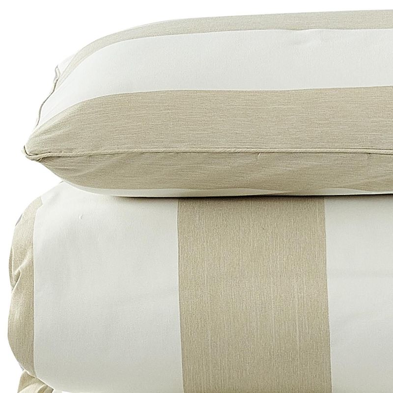 HOMY - Funda Edredón King Stripes Beige