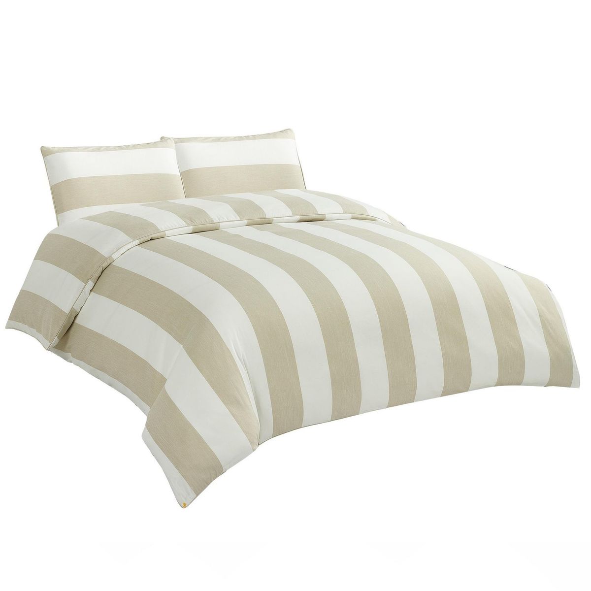 HOMY - Funda Edredón King Stripes Beige