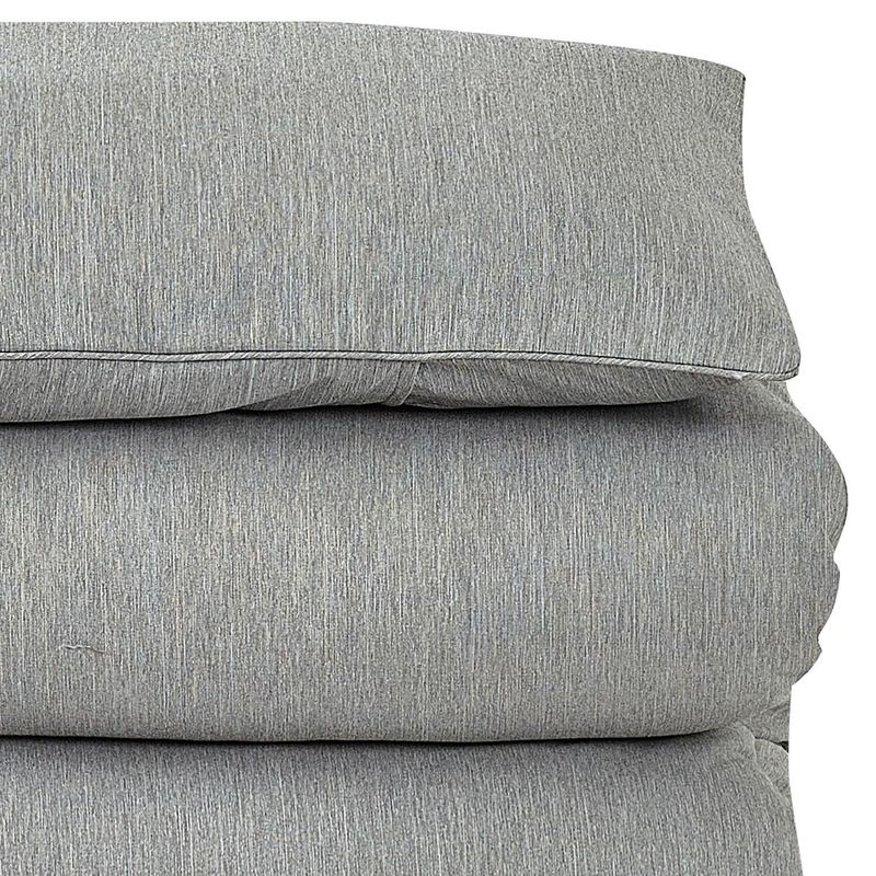 HOMY - Funda Edredón King Catio Gris Oscuro