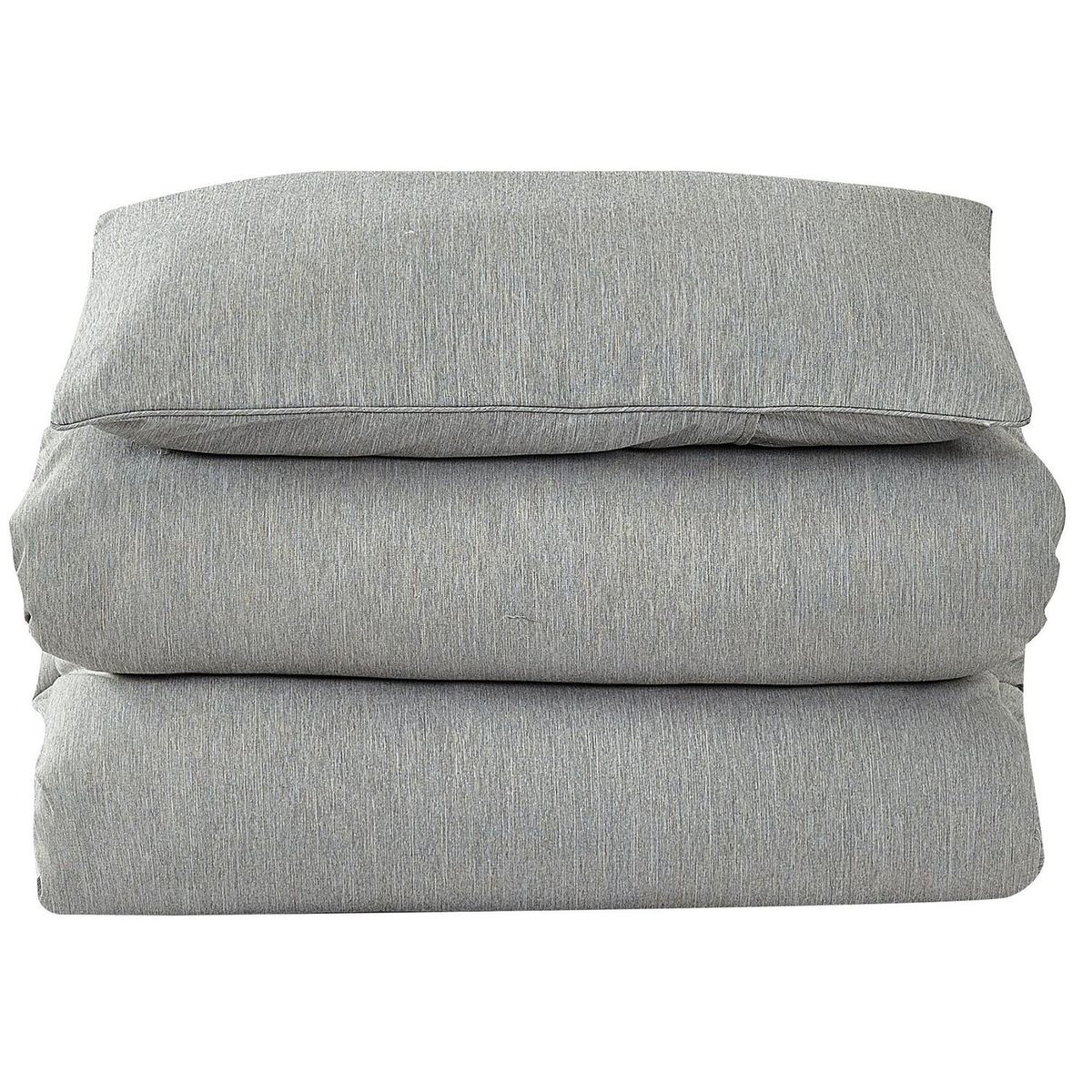 HOMY - Funda Edredón 2 Plazas Catio Gris Oscuro