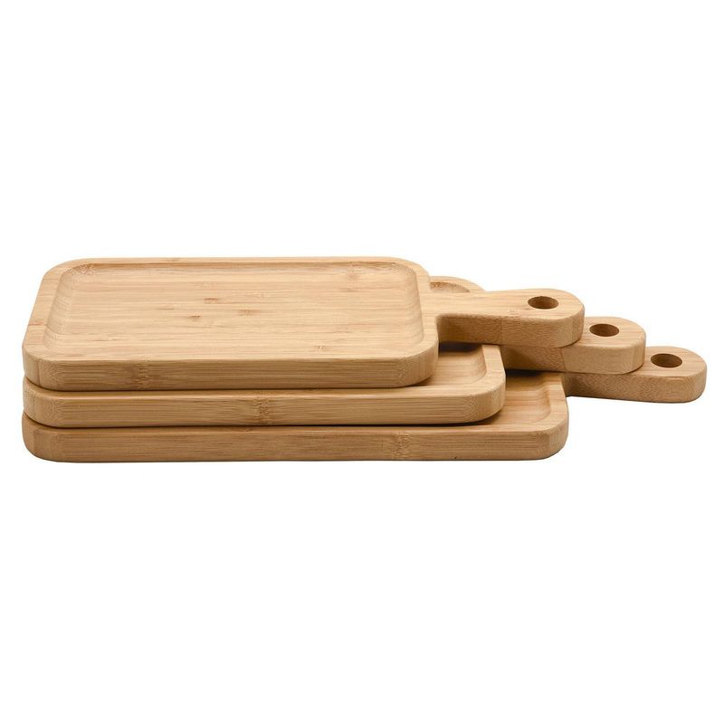 JUST HOME COLLECTION - Set x3 Tabla Bambú Para Servir