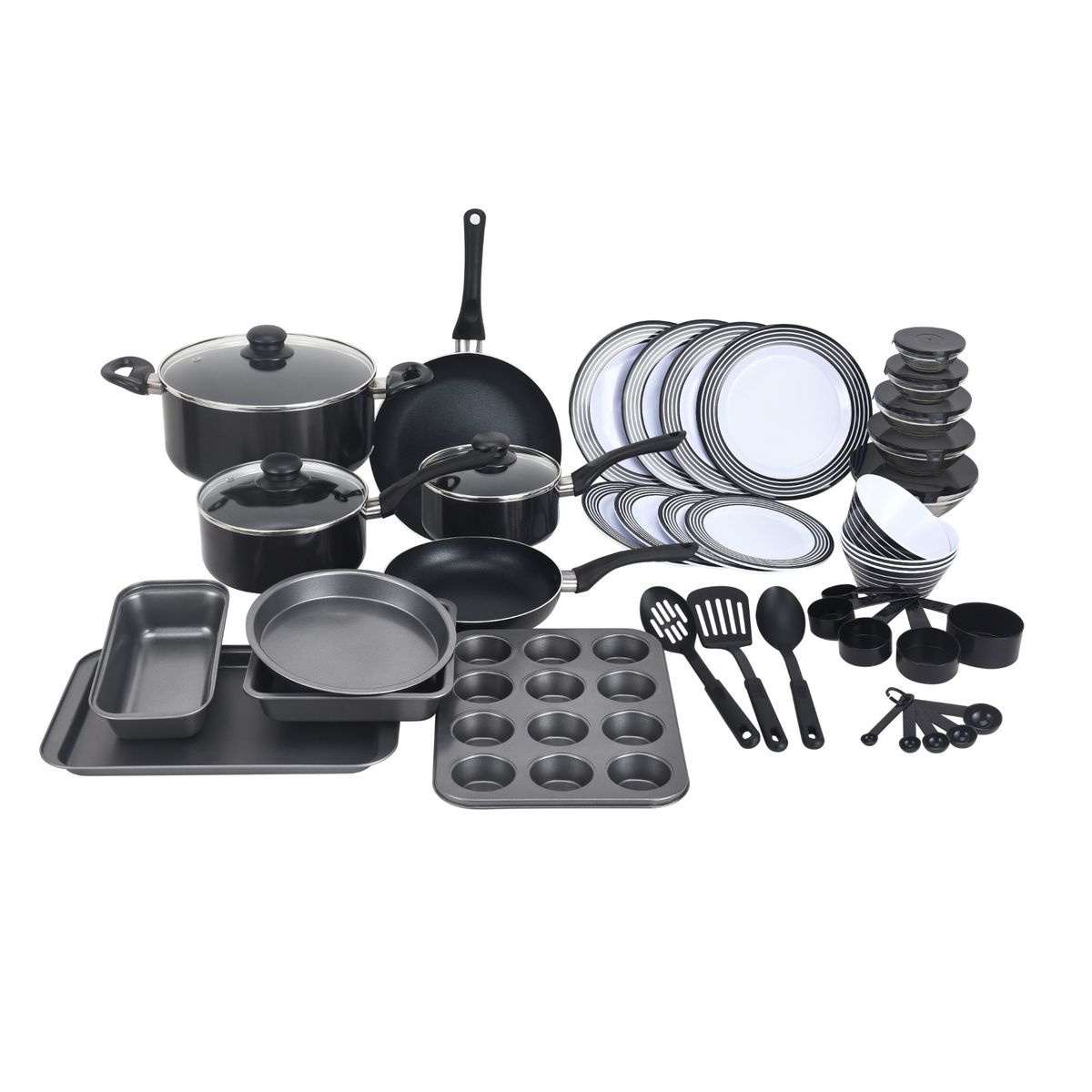JUST HOME COLLECTION - Set 48PZ Combo Artículos De Cocina