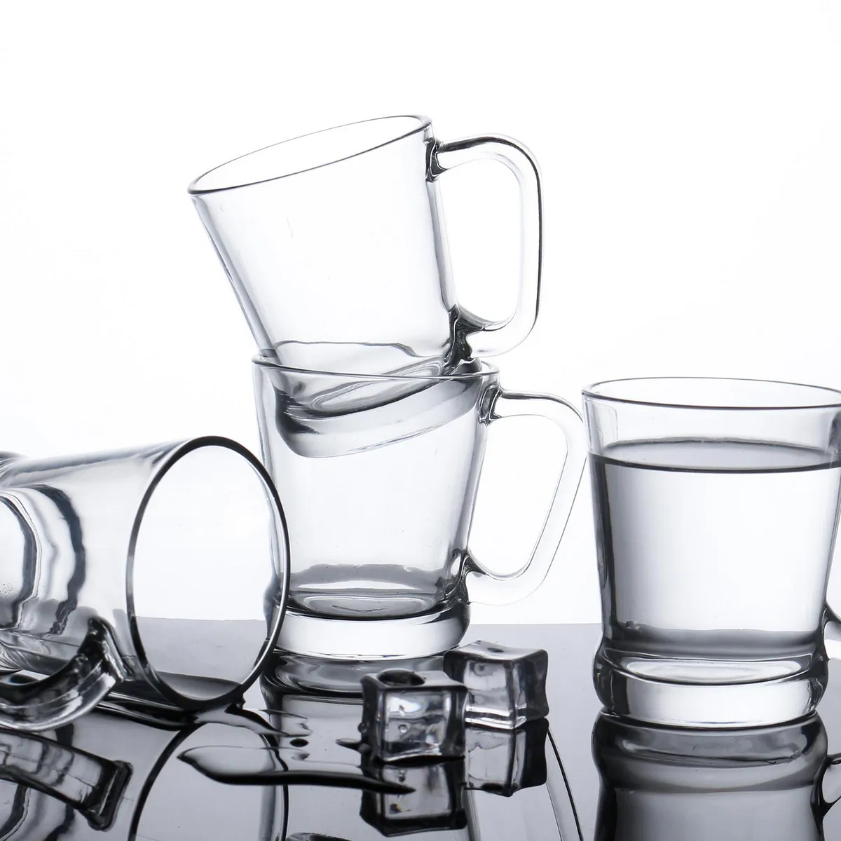 JUST HOME COLLECTION - Setx4 Mug Cafe Vidrio 243ml