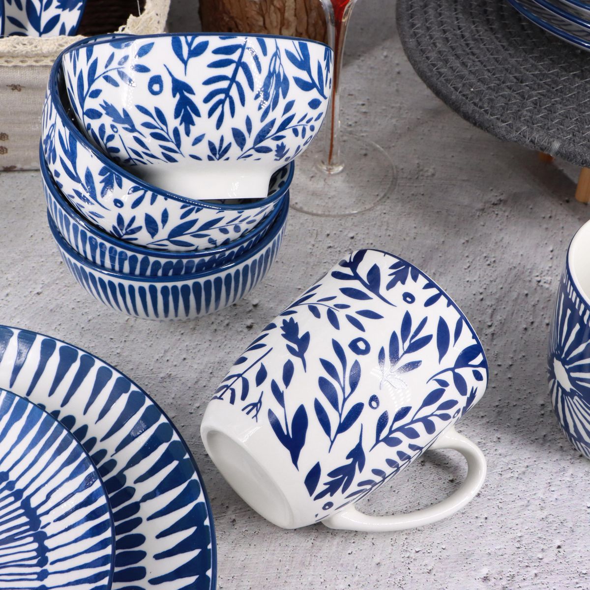 JUST HOME COLLECTION - Setx4 Mug 12Oz 4 Disenos Surt