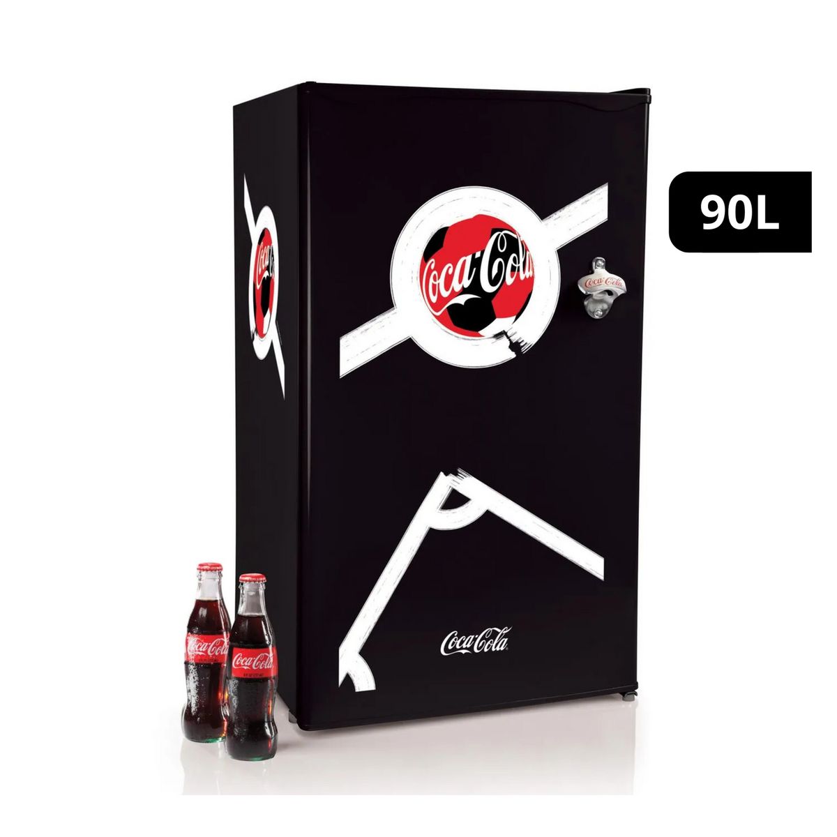 NOSTALGIA - Frigobar Nostalgia 90 Lt Coca Cola CKRF32CBWC-B Negro