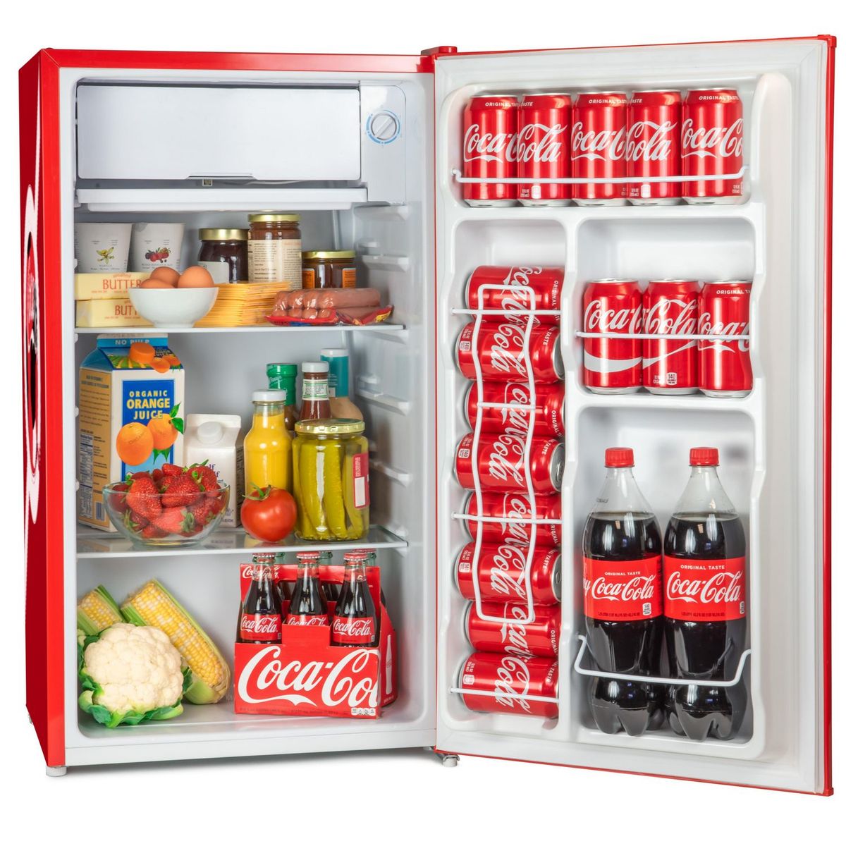 NOSTALGIA - Frigobar Nostalgia 90 Lt Coca Cola CKRF32CRWC-R Rojo