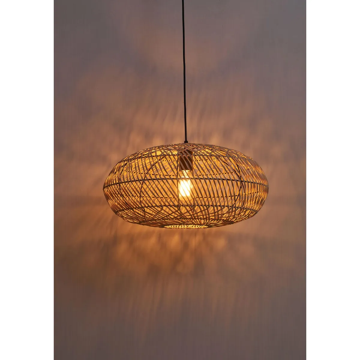 JUST HOME COLLECTION - Lámpara Colgante Oval Terra 1L E27