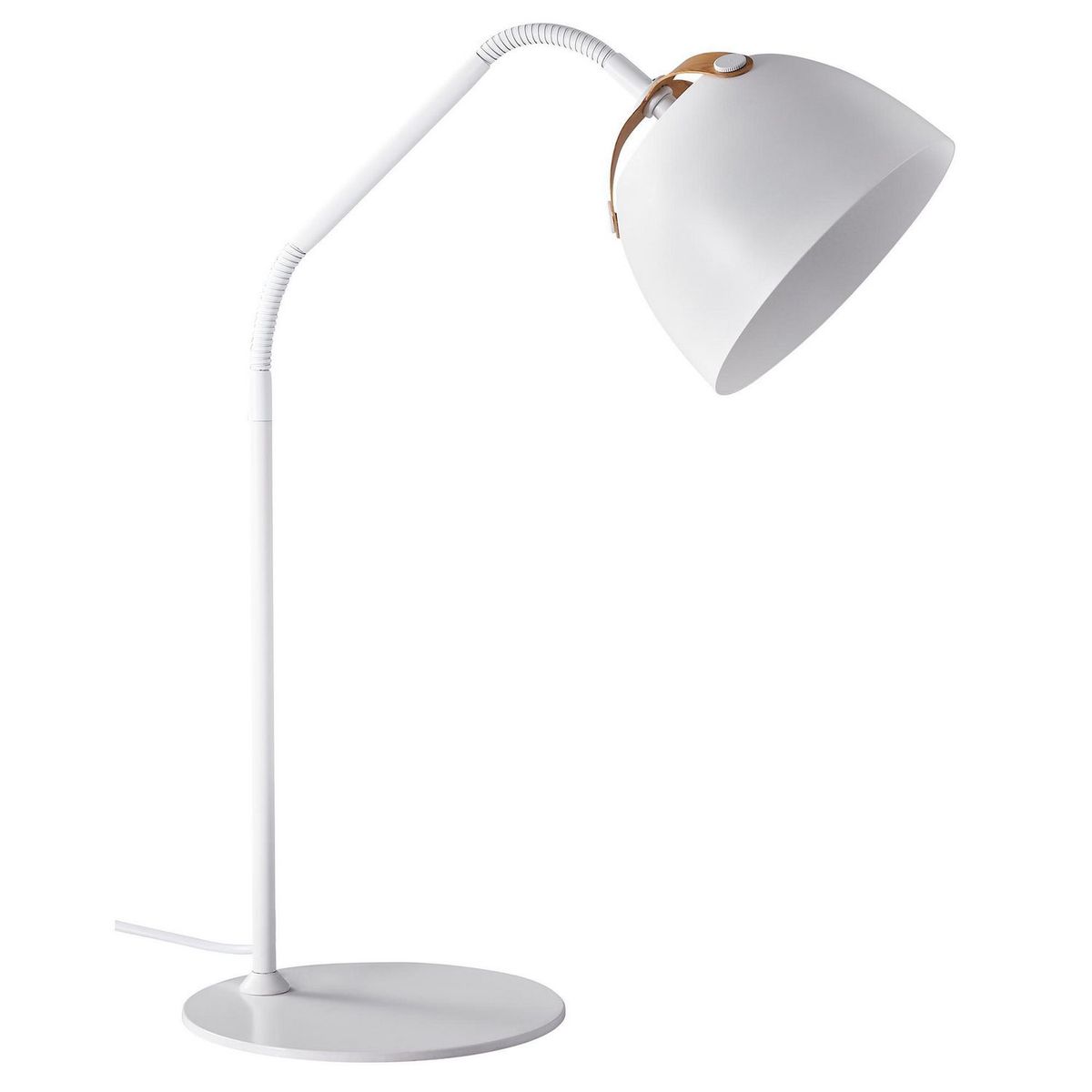 JUST HOME COLLECTION - Lámpara de Mesa Travola Blanco 1 Luz E27