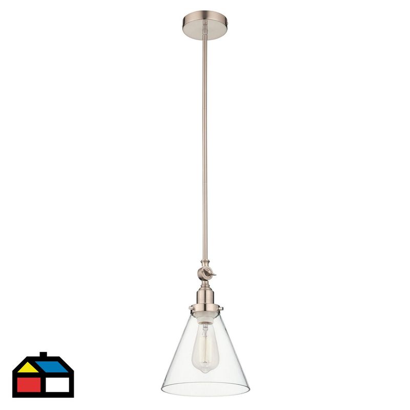 JUST HOME COLLECTION - Lámpara Colgante Conez 1L E27 Satín