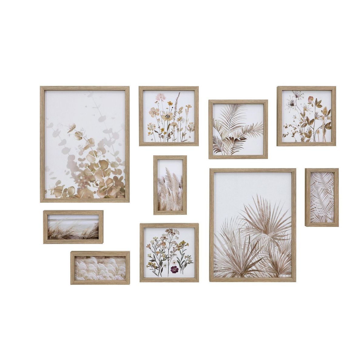 HOMY - Set 10 Canvas Natura Multi