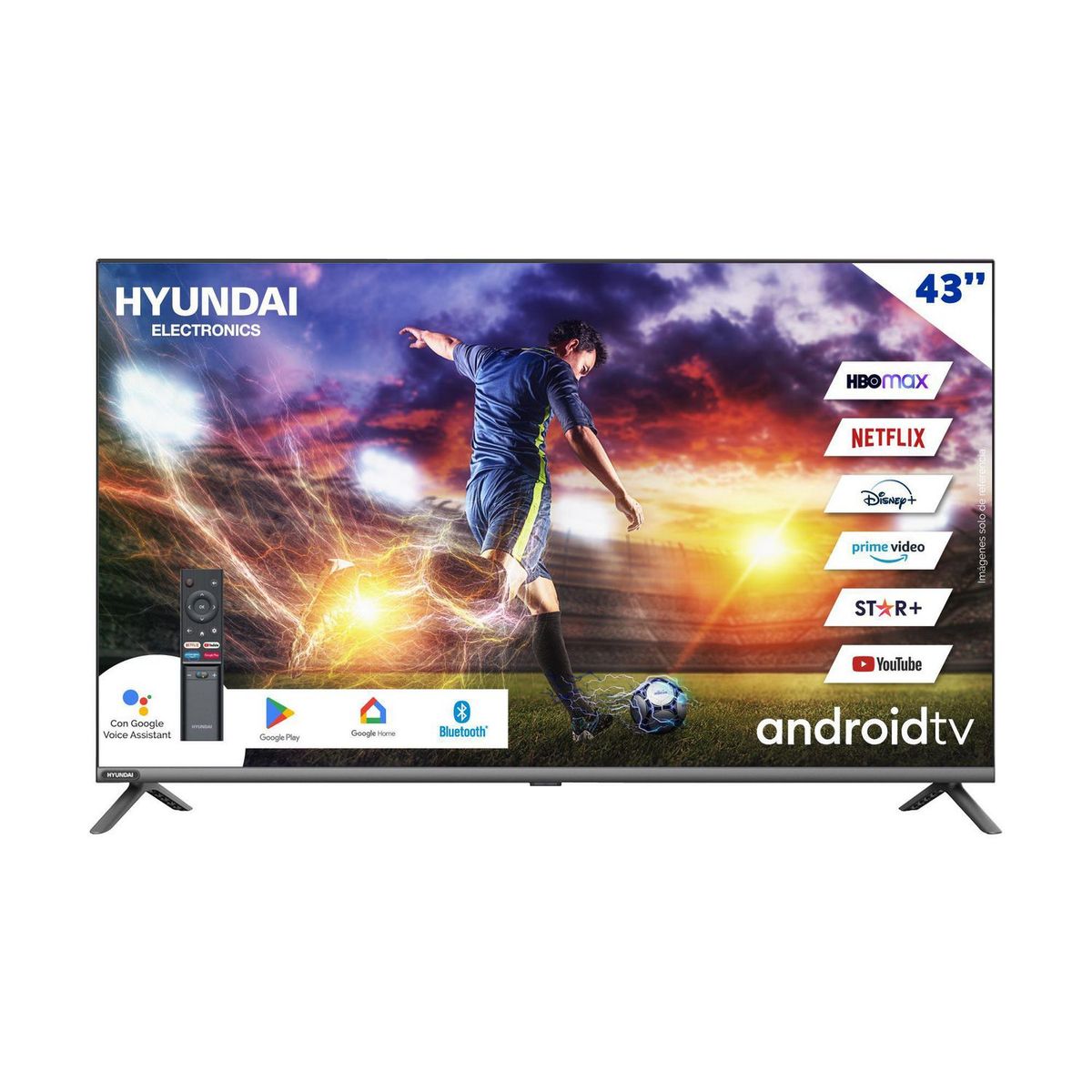 HYUNDAI - Televisor Hyundai FHD Android 43" HYLED4321AiM