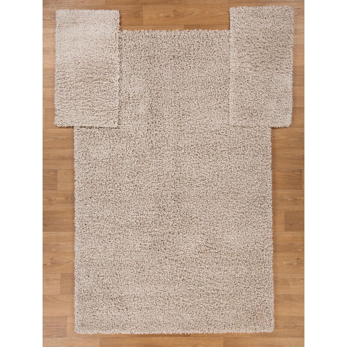 JUST HOME COLLECTION - Alfombra Combo 3 Plazas Lila Shag