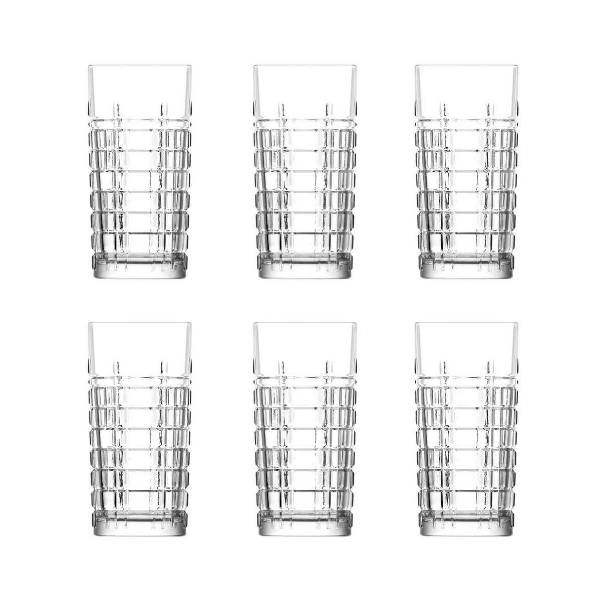 LAV - Set x6 Vaso de Vidrio Rocco 356ml