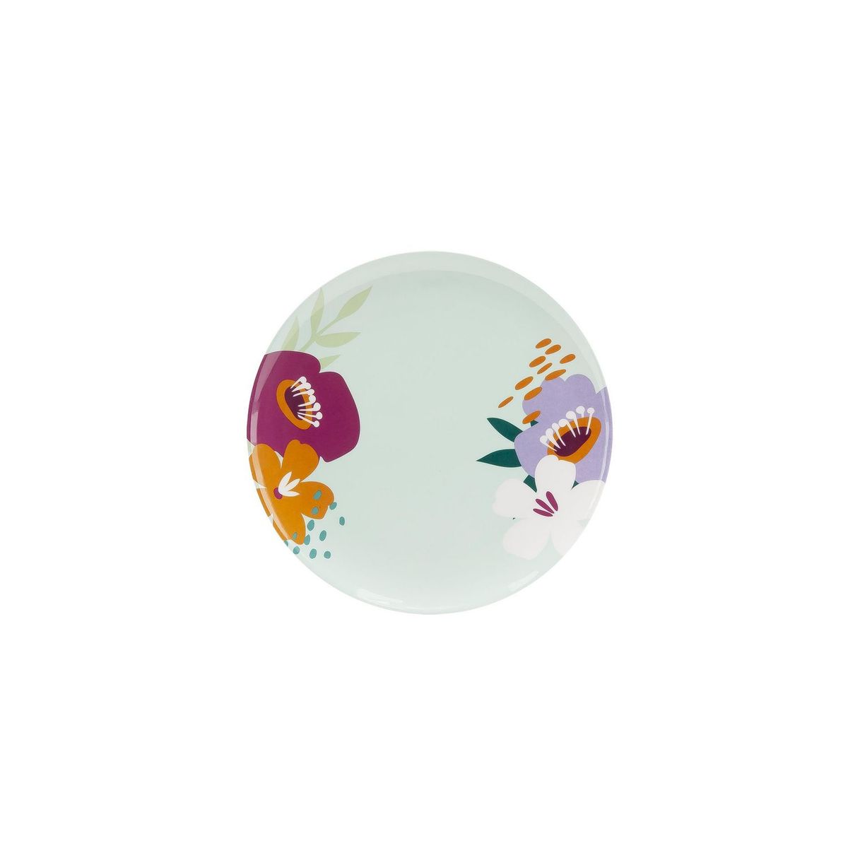 CASA BONITA - Plato Melamina Redondo 25.4cm Summer G