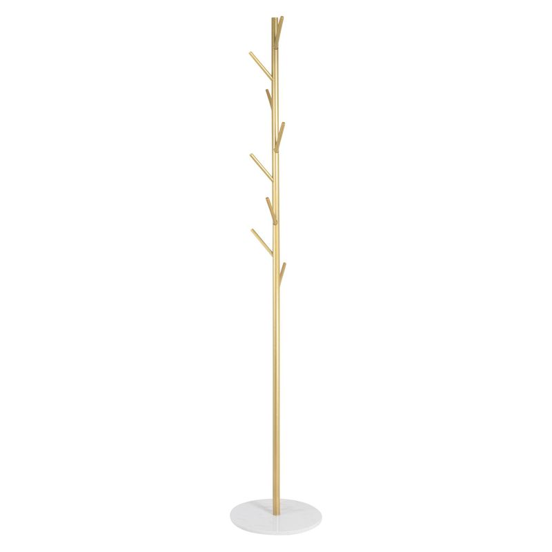 JUST HOME COLLECTION - Perchero de Pie Dorado
