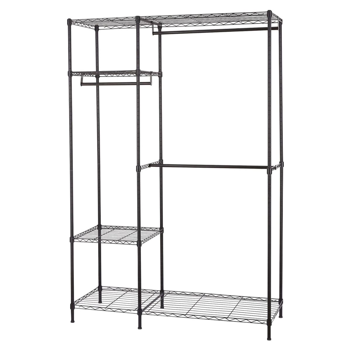 JUST HOME COLLECTION - Estante Organizador Multiusos de metal 180x120x45cm Gris 30 kg
