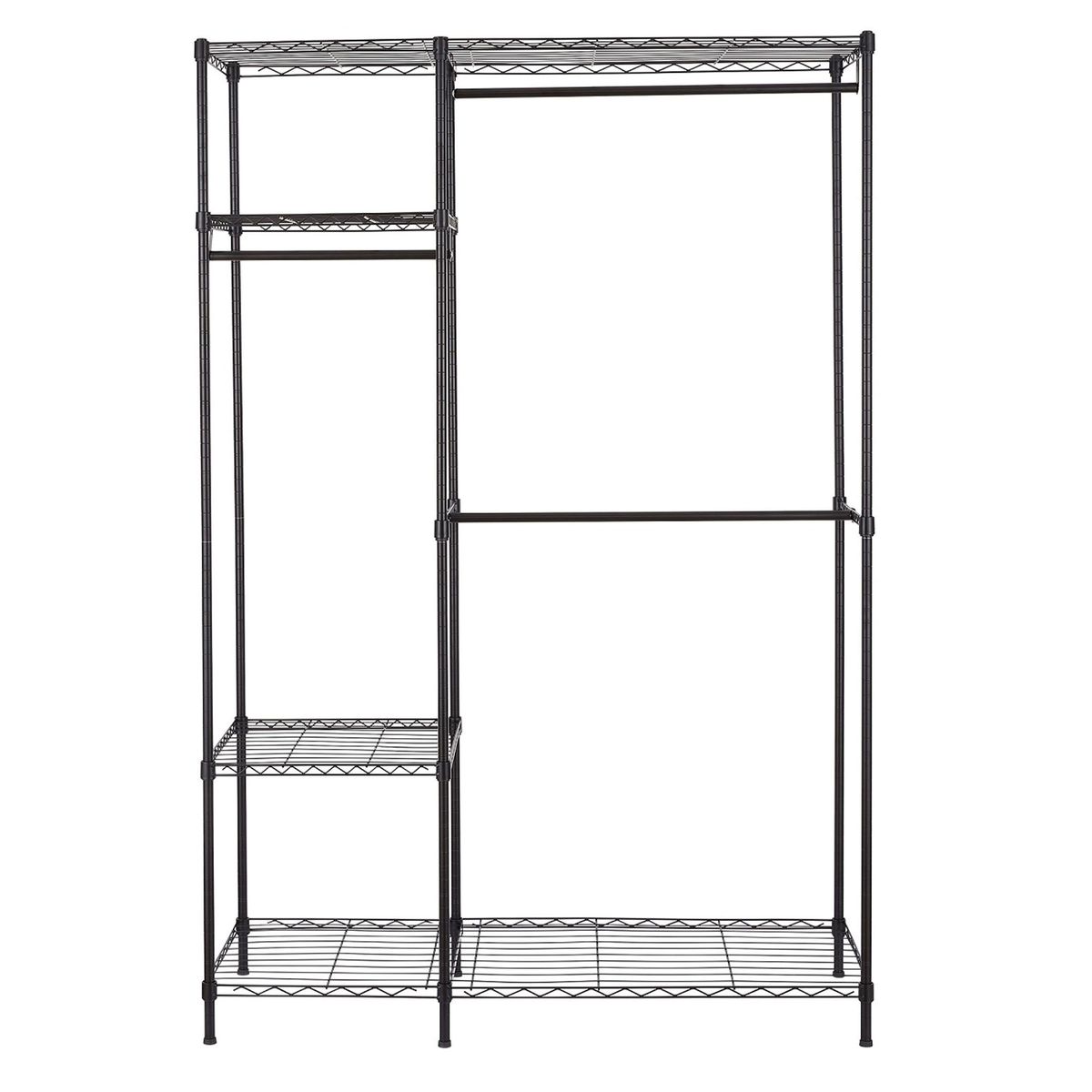 JUST HOME COLLECTION - Estante Organizador Multiusos de metal 180x120x45cm Gris 30 kg