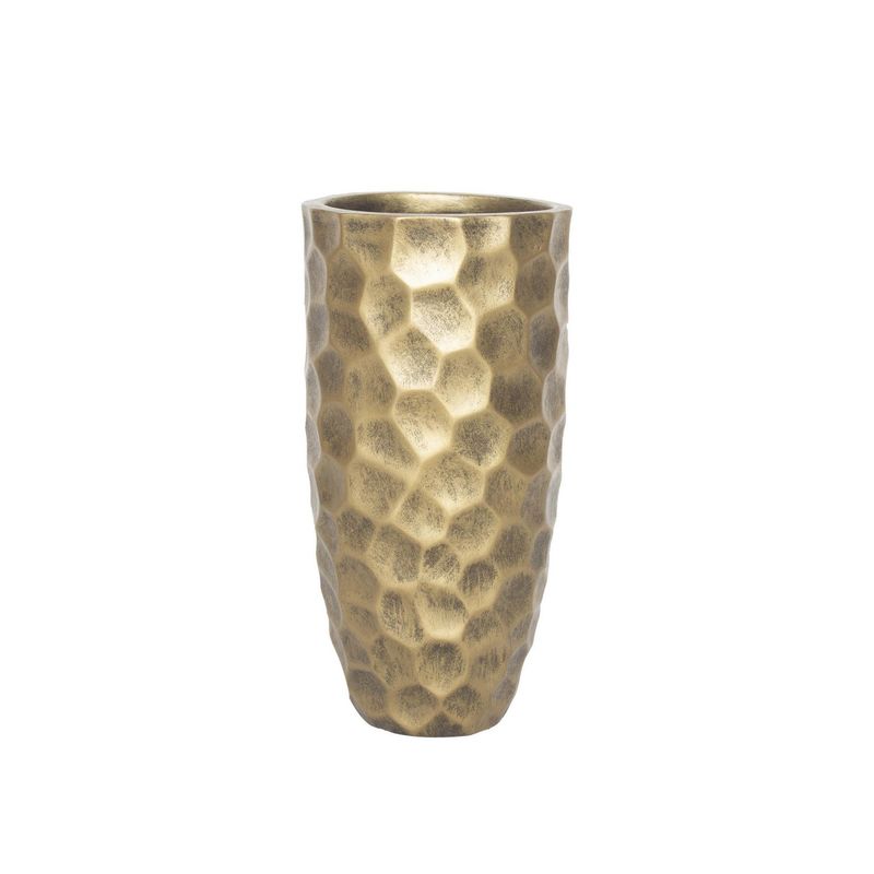 JUST HOME COLLECTION - Maceta de Arcilla de Fibra Dorado 31x61cm