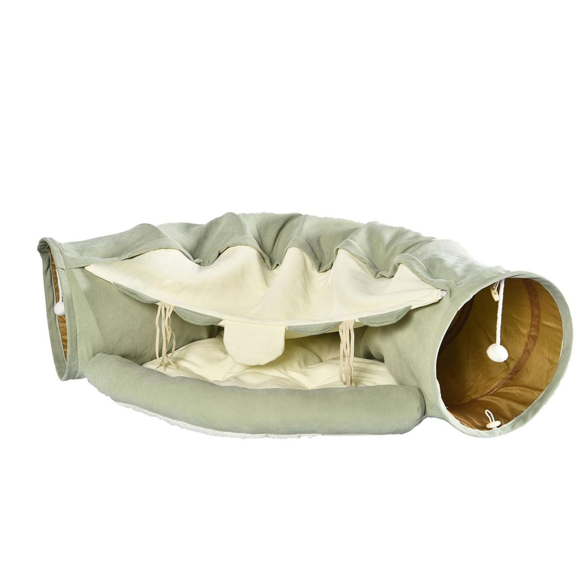 PETIZOOS - Cama con Túnel Mascota 126x27cm