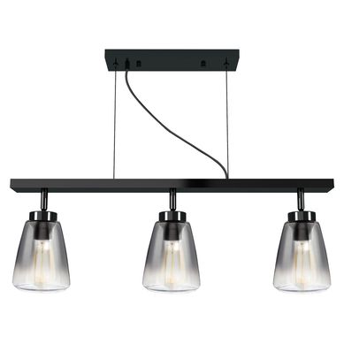 L�mpara Colgante Tunic 3L E27 Gris